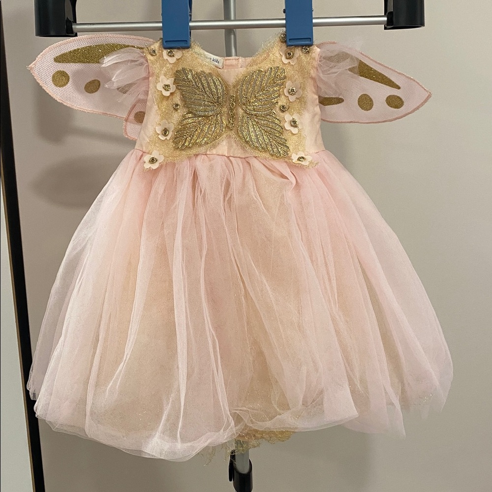 Pottery barn kids Halloween pink butterfly 6-12 month